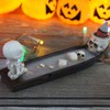 Skeleton Boat Incense Burner Holder Creative Incense Ash Catcher Tray
