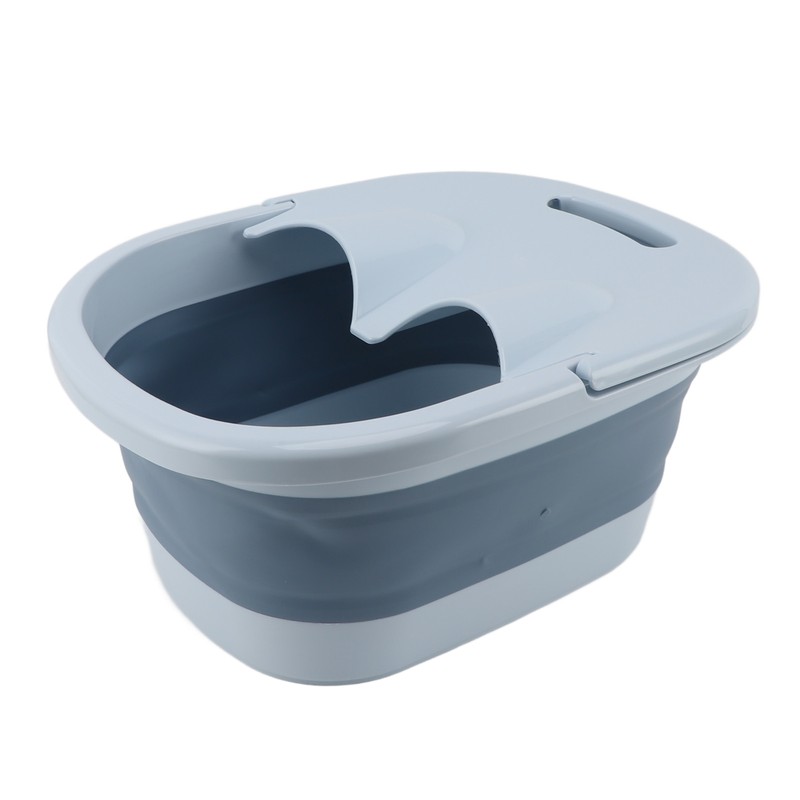 Foldable Foot Bath Basin with Massage Acupoint PP Silicone Foot