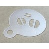 [latte-art-002] Latte Art Template Stencil, Cupcake, Coffee, Espresso, Latte, Cappuccino,