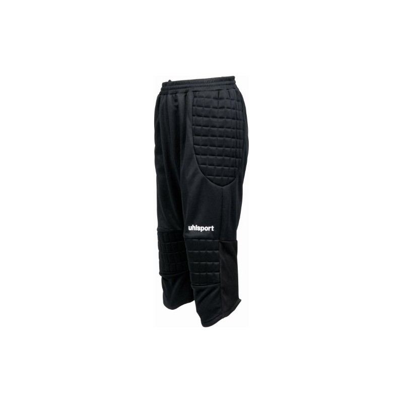 uhlsport Kinder 3/4 Torwarthose, schwarz, XS