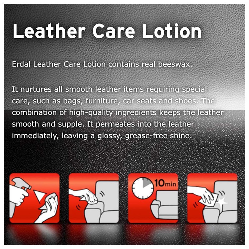 ERDAL Unisex Lotion Lederpflege, farblos