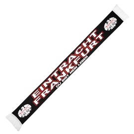 Eintracht Frankfurt Du bist mein Leben Fan Scarf, Stadium Scarf, Black White Red das sind unsere Farben, Black / White / Red