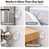 Clear Soft Rubber Door Knob Wall Protector for Wall Protection