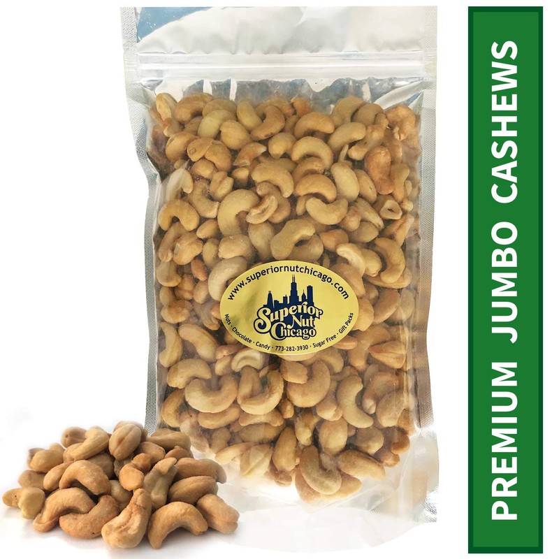 Premium Roasted Salted Jumbo Cashews 28 oz. (1 lb. 12