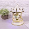Plastic Romantic Three Horses Carousel Music Box Birthday Kids Anniversary