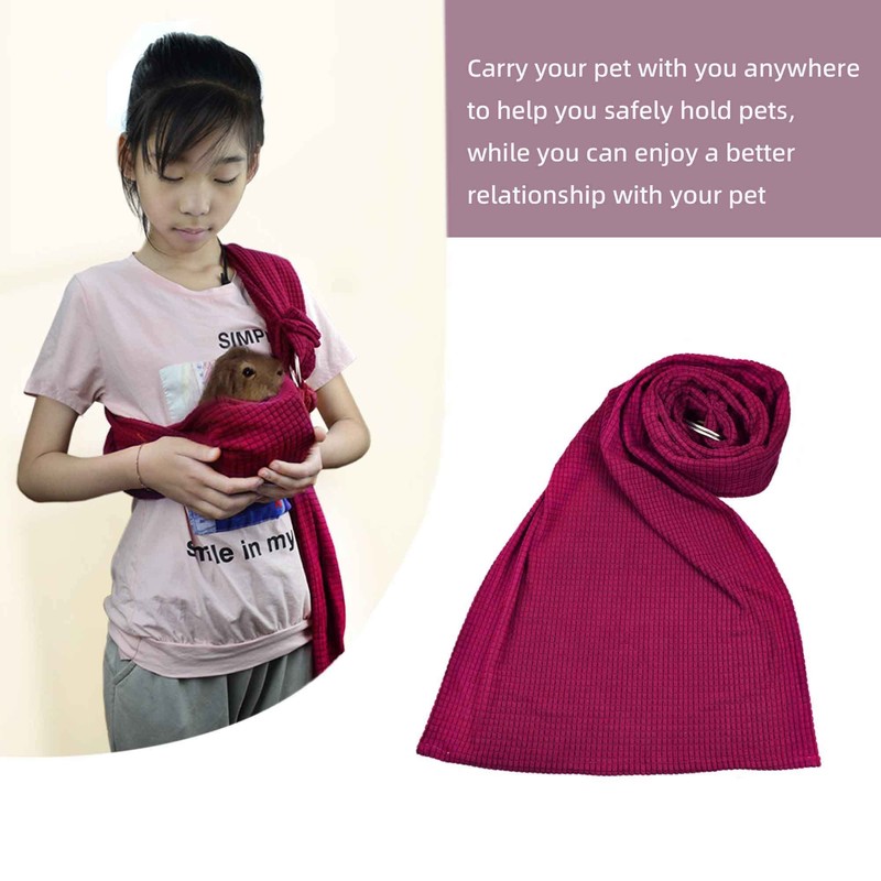 Guinea Pig Sling Carrier Bonding Pouch with Adjustable Shoulder Strap
