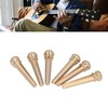 6PCS Guitar Bridge Pin Copper Acoustic Guitar Bridge Pins Peg