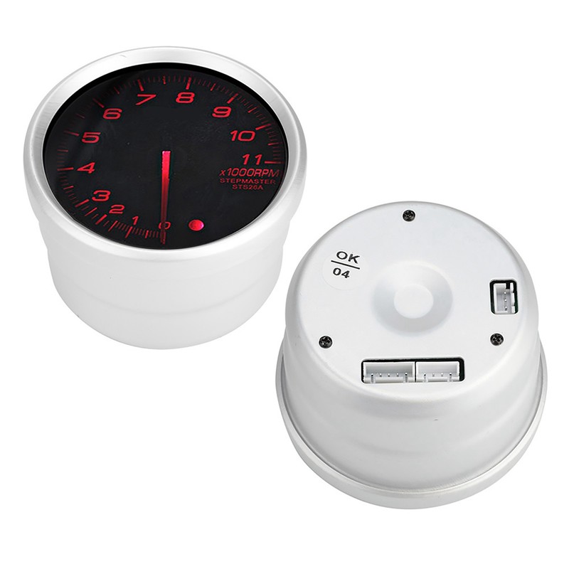 12 V 80mm 3.75in Tachometer Modified LED 11000 RPM Speed