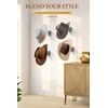 Cinati Cowboy Hat Rack for Wall, 4 Pack Cowboy Hat