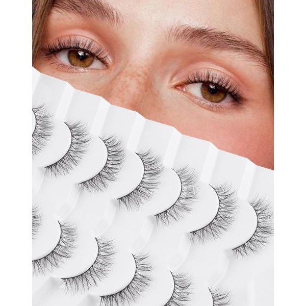 Natural Lashes Natural Eyelashes Natural Look Wispy Lashes Mink Lashes
