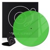 Rockhouse Vinyl Slipmat, Green Acrylic Turntable Slip Mat Platter Dj