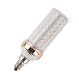 Edearkar E12 LED Light Bulbs,20W Candelabra LED Bulbs 180 Watt Equivalent - 88 LEDs 2835 SMD 1800lm 3000K Warm White Decorative Candle Base E12 LED Chandelier Bulbs,AC85-265V,4-Pack