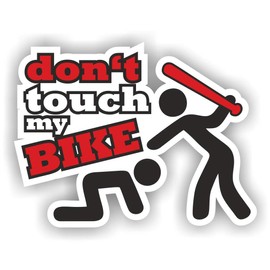 Don't touch my bike Hand Car Sticker Shocker OEM DUB JDM Tuning Sticker BoMB Stickerbomb No. fun