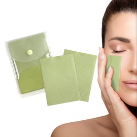 EKIND Oil Blotting Papers Replacement Packs Make Up Pads for Face Shine Control Men Women,Portable Oil Absorbing Tissues for Oily Skin(160 Sheets,Green)