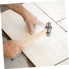 Operitacx Round Head Hammer with Long Wooden Handle Professional Multi-Purpose