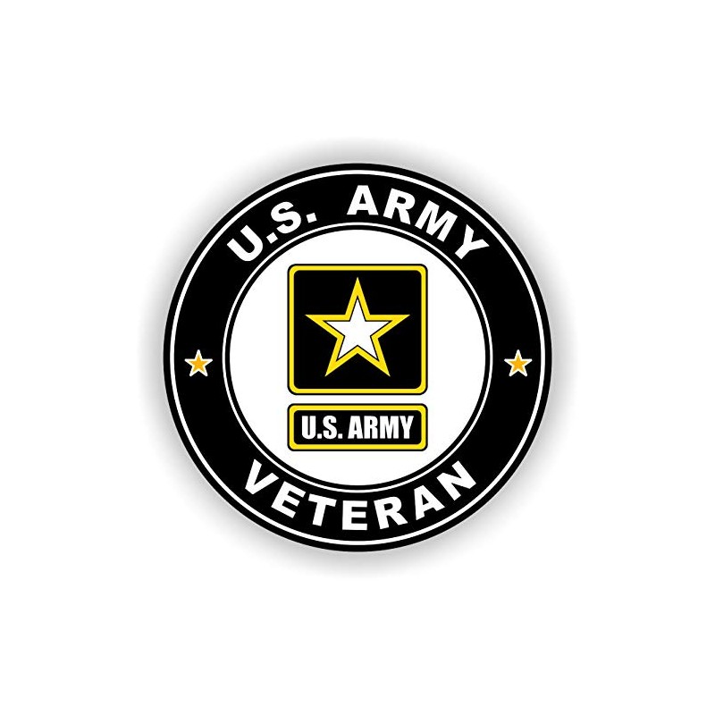 Military Vet Shop U.S. Army Veteran Window Bumper Sticker Decal