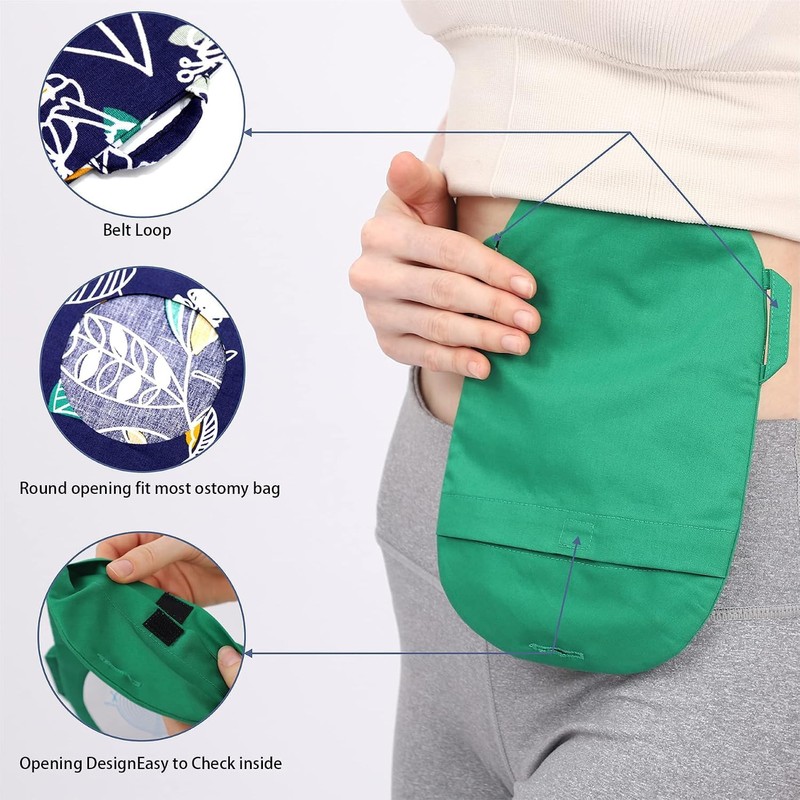 LEAD MODUDU Ostomy Bag Cover and Ostomy Pouch Colostomy Bag