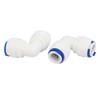 sourcingmap 3/8-inch Elbow Push Fit Tube Quick Connect 5pcs for