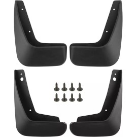 Unbranded 4x Mud Flap Splash Guard Black Fits Buick Lacrosse 2005-2008 Sedan Front & Rear