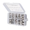 70Pcs Single Ear Hose Clamp Kit Stainless Steel Stepless 9