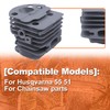 Mtanlo For Husqvarna 55 51 For Chainsaw parts, 46mm Cylinder