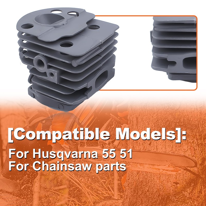 Mtanlo For Husqvarna 55 51 For Chainsaw parts, 46mm Cylinder