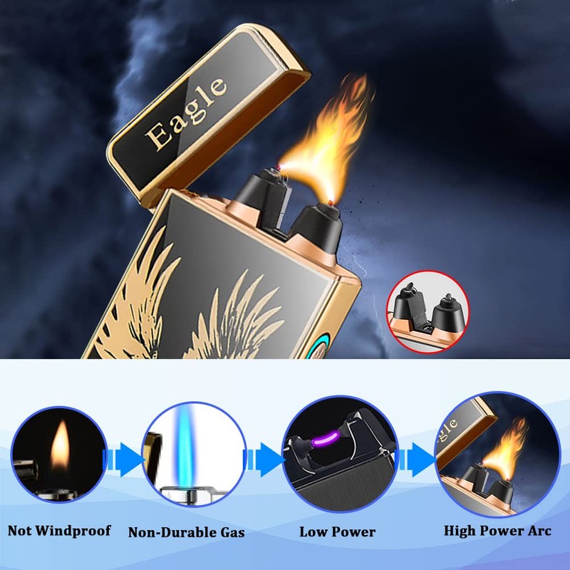 RSBYE Eagle Electric Lighter Plasma Lighters Arc Lighters USB Rechargeable