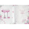 On your anniversary card. Champagne glasses. 9 x 6 inches