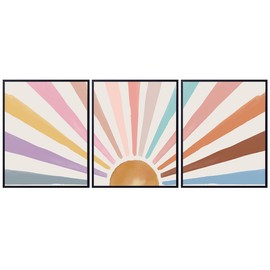 Boho Farmhouse Decor - Boho Room Decor - Pastel Minimalist Wall Decor - Abstract art - Shabby chic Wall Decor - Farmhouse Wall Art - Gallery Wall Art - Living room Sunrise Wall Decor - 8x10 Unframed