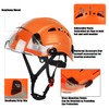 UM ULTRAMAXX Safety Helmet Hard Hat with Visor, Lightweight Vented