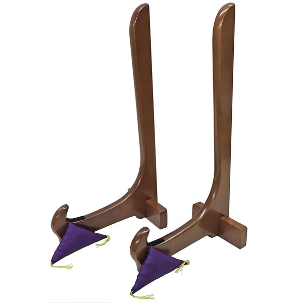 [With Purple Futon] Frame/Plate Stand, 87.6 inches (2200 cm), Height 16.9 inches (430 mm), Set of 2 Wooden Frame