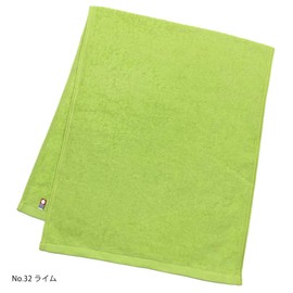 Imabari Towel, Commercial Use, Face Towel, 4-Piece Set, M-Color, 13.4 x 33.9 inches (34 x 86 cm), For Beauty Salon Use, All 100 Colors, Lightweight and Thin (No.32 Lime) mc-ft4