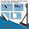 4.3ft/130cm Wall Mount Triangle Boom Arm, 180º Flexible Rotation, Save