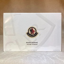 Moncler Pour Homme +Pour Femme EDP MINI Splash Dab Set 2x .25oz 7.5ml NIB Sealed