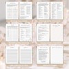 Wedding Planner Book and Organizer, Bridal Planning Binder with Tabs&Pocket
