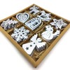 DARO DEKO Wooden Decorative Hanging 6 x 7 cm Mix