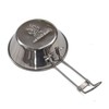 Bush Craft Folding Stainless Steel Sierra Cup Silver Regular 29489
