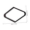 Sosoport Rhomb Billiard Rack Sturdy Wood Pool Ball Holder for