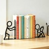 Cool Bookends, Unique Fun Decorative Book Ends, Heavy Duty Metal