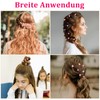 KIUEZIR 100 Stück Kleine Blumen Haarspangen in Farbmischung, Langlebige Mini