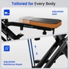 Canisflax Deep Squat Machine Trainer, Rowing Machine for Home, Easy
