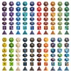 QMAY Polyhedral Dice, Dungeons and Dragons Dice Set 7 Sided