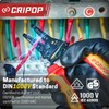 CRIPOP Insulated Wire Stripper and Cutter with EVA Storage Box,