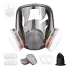 Máscara De Gas De Cara Completa Con Mascarilla Filtros 6800
