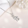 JERWLI Greyhounds Gifts 925 Sterling Silver Greyhounds Pendant Necklace Greyhounds