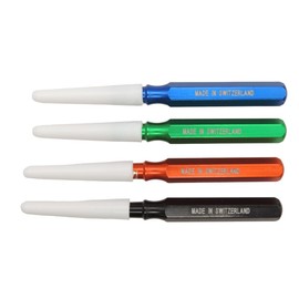 KD89 Horotec MSA17.000-04 Swiss Aluminium Oil Skewer Set, Multi-Colour, Colour Coded (Set of 4), multicoloured, Colour coded