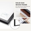 Opposite Wall - 50x70 cm - Black Solid Oak Wood