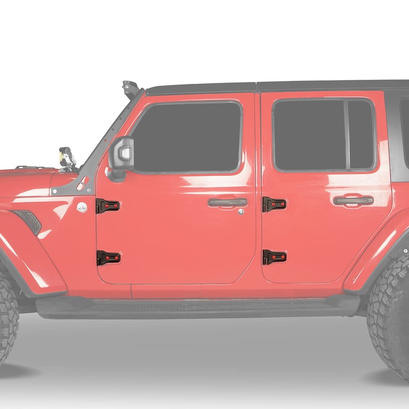 Hooke Road for Jeep Door Hinge Kit Compatible with Jeep