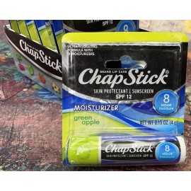ChapStick Rare - Chapstick Green Apple Skin Protectant Moisturizer Sunscreen SPF 12