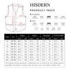 Hisdern Men's Formal Wedding Party Waistcoat, Plain Cotton Waistcoat -